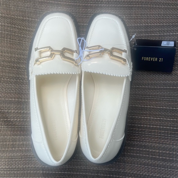 Forever 21 White Loafers. - Picture 5 of 5